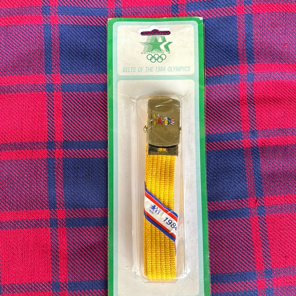 New Vintage 1984 Olympics Belt